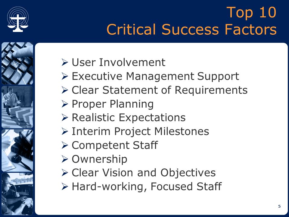 Five Factors That Lead to Successful Projects